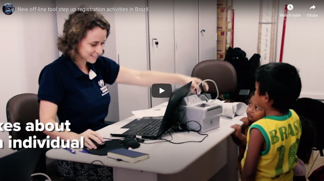 New off-line tool steps up registration activities in Brazil