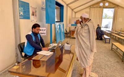 Using biometrics to support cash-based interventions for Afghan returnees