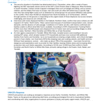 Sudan Situation: Darfur and Kordofan Flash Update #4