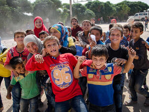 Syria. First winterization and nonfood item distribution in Arran