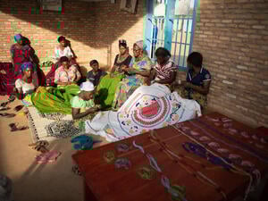 Burundi. UNHCR Deputy High Commissioner visits and interacts with refugee families in Nyakanda refugee camp, Burundi