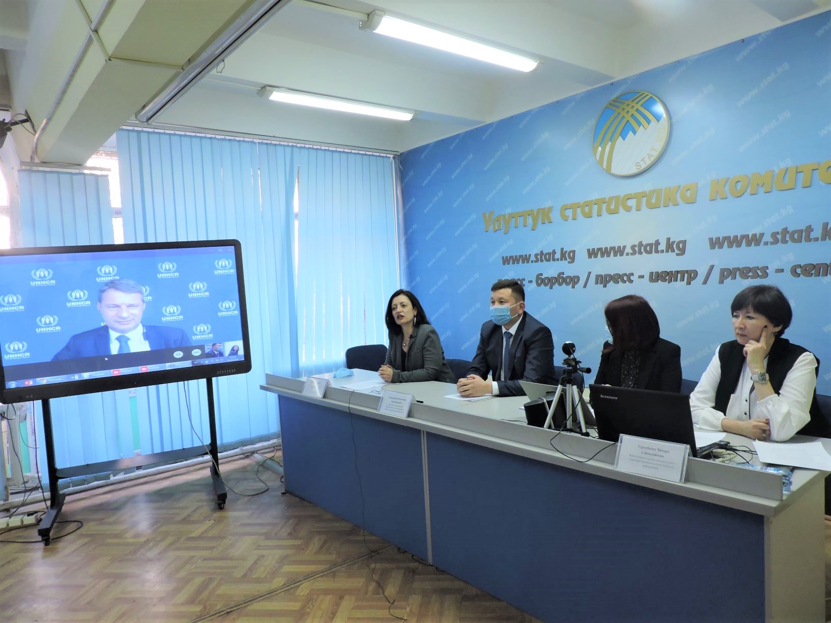 UNHCR and UNFPA handed over PPE for population census in Kyrgyzstan