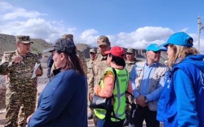 Kyrgyz Government in cooperation with UNHCR and other partners conducted simulation exercise to enhance emergency preparedness and response
