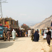 Afghanistan. Returnees Cross Torkham Border in Search of Stability