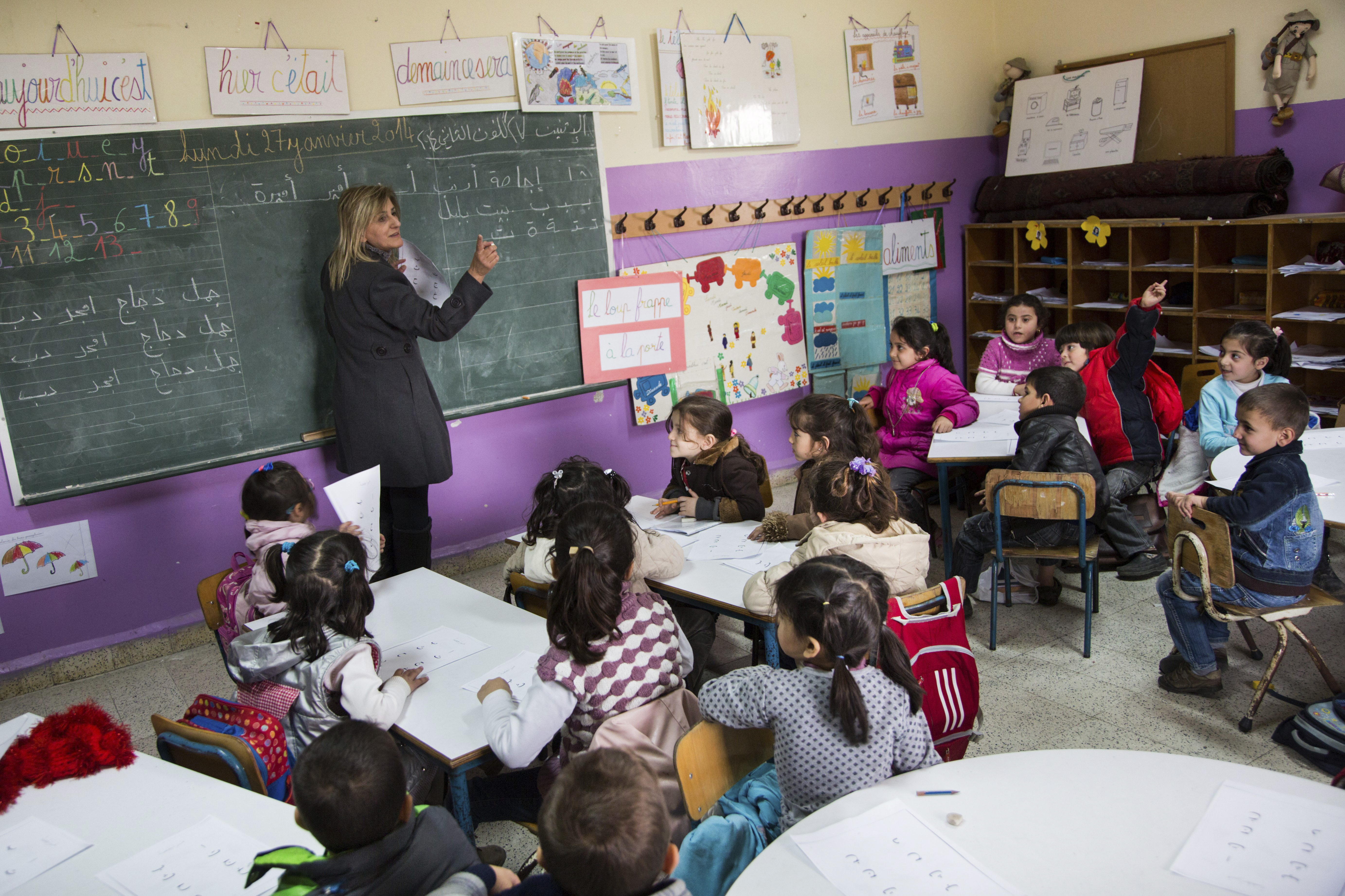 学校提供第二节授课时段，给叙利亚儿童带来希望