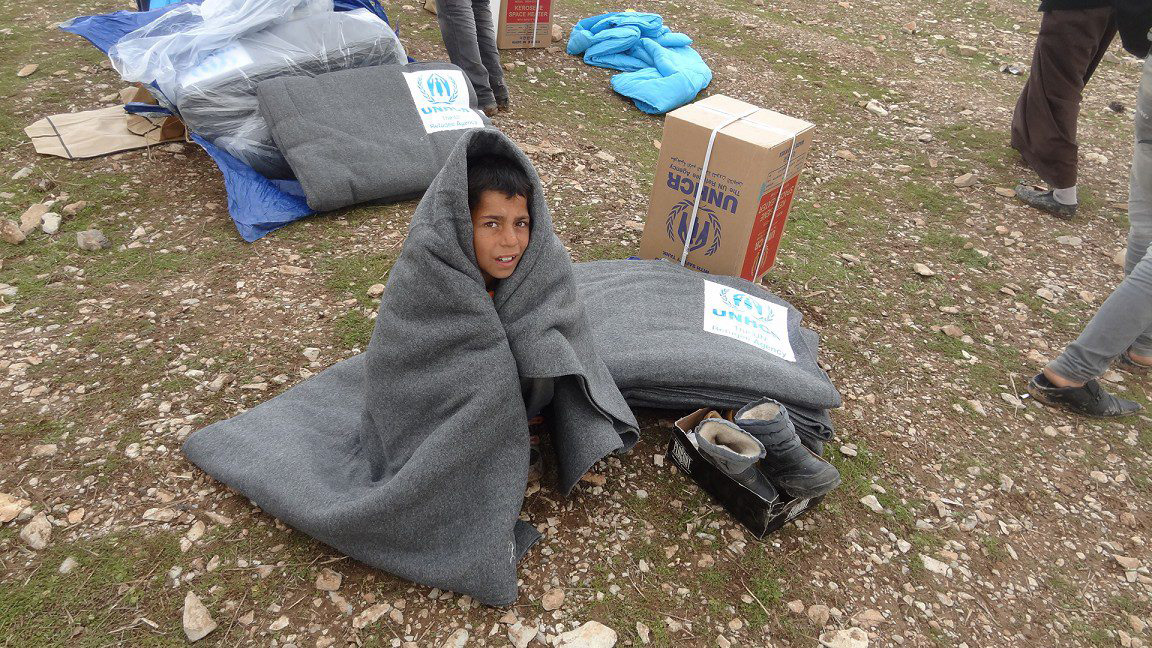 寒冬为600,000名叙利亚难民带来另一个难关