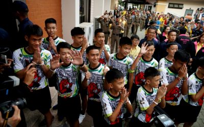 泰国授予清莱洞穴获救小球员和教练公民身份，联合国难民署表示欢迎