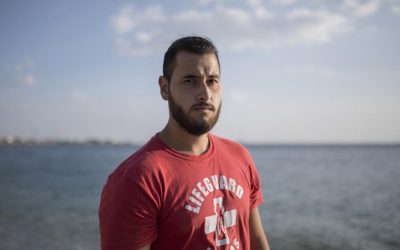 Syrian lifeguard helps save others in peril on the Greek coast