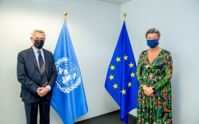 Opening Remarks by United Nations High Commissioner for Refugees Filippo Grandi at joint press point with European Commissioner for Home Affairs Ylva Johansson
