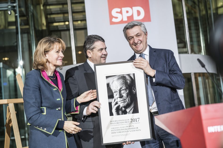 UNHCR erhält internationalen Willy-Brandt-Preis