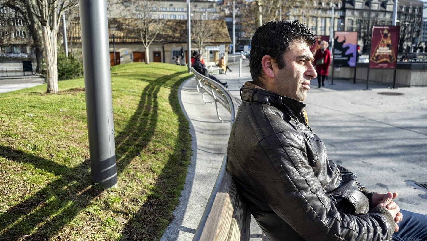 Switzerland. Tofik a stateless Kurdish Syrian building a life in Zurich