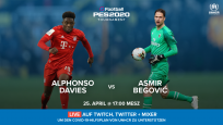 Fußball-Weltstars und frühere Flüchtlinge Alphonso Davies und Asmir Begović treten gegeneinander an