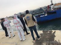 UNHCR und IOM rufen zum Handeln auf, nachdem 45 Menschen bei einem Schiffsunglück vor der libyschen Küste ums Leben kamen