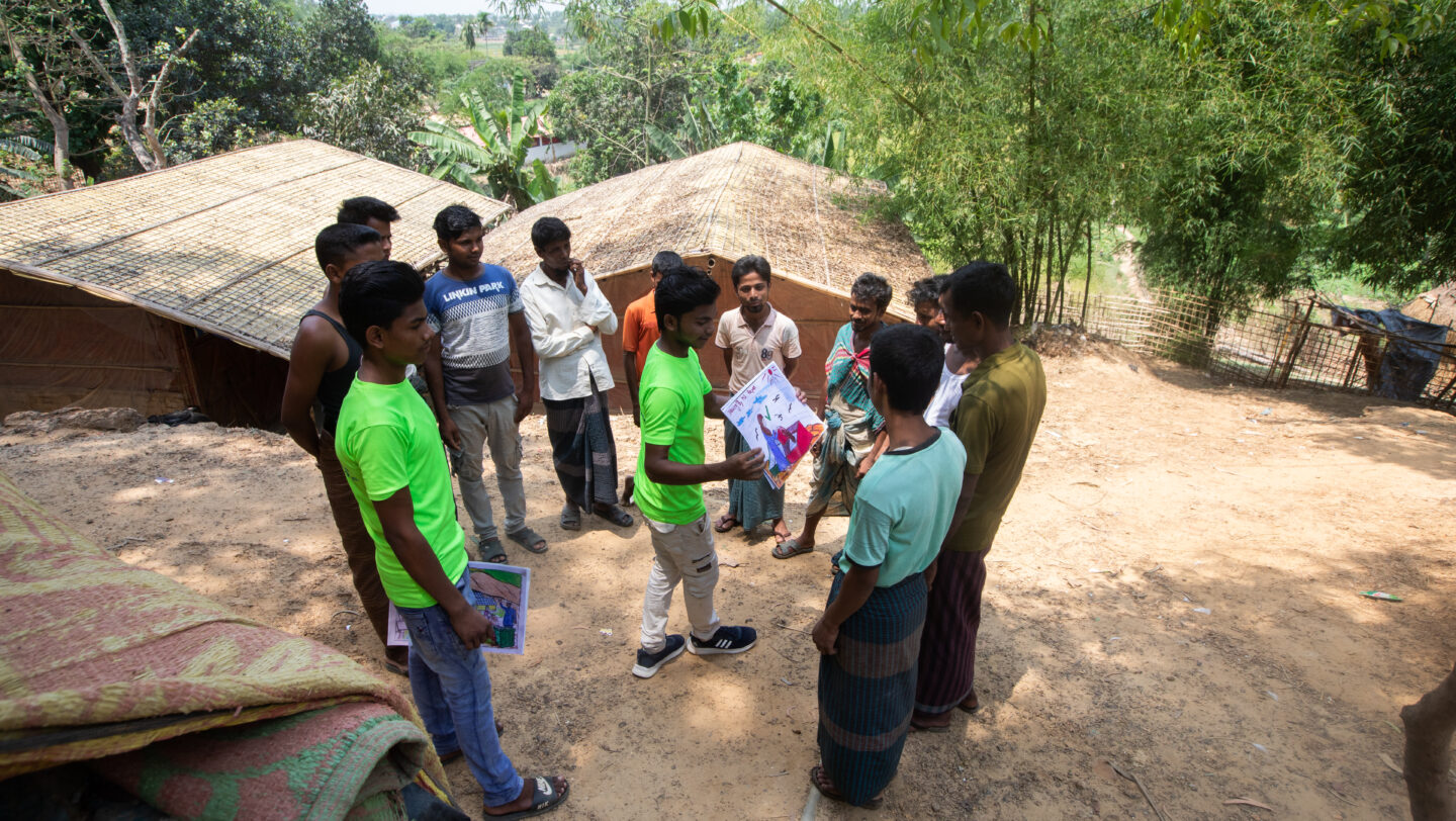 Bangladesch. Junge Rohingya-Flüchtlinge setzen sich in Lagern für den Umweltschutz ein