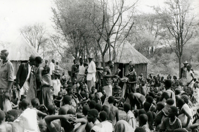 Angolanische Flüchtlinge in Botswana 1969