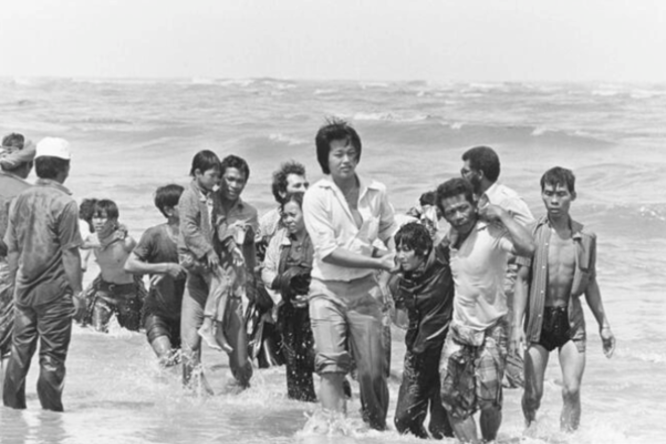 Vietnamesische Flüchtlinge kommen in Malaysia an