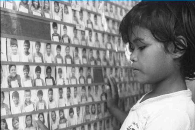 Geflüchtetes Kind aus Kambodscha 