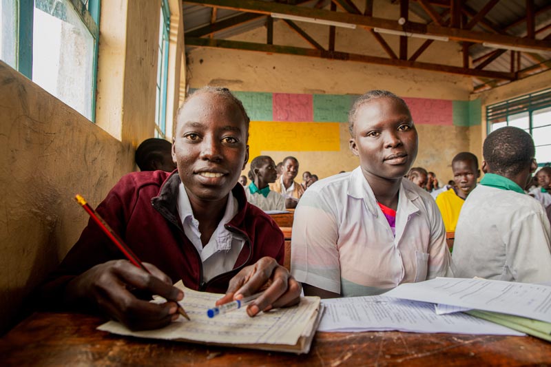 40% of learners in Kakuma refugee camp and Kalobeyei settlement are girls