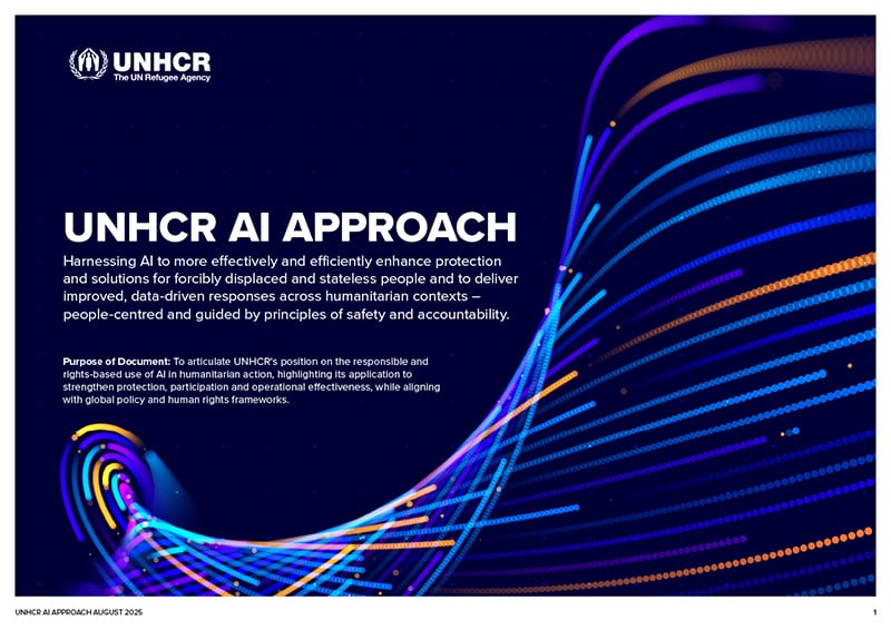 UNHCR AI Approach publication cover