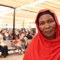 Fayza, Sudanese refugee