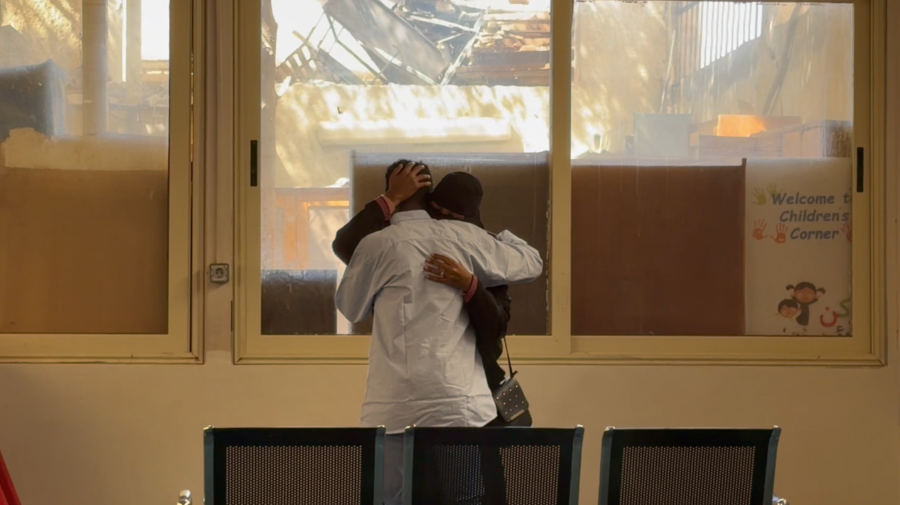 Safiya and her son, Hassan.