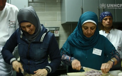 Refugee chefs get pro-tips