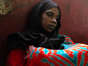 Egypt. Nawal, a Sudanese refugee living in Egypt