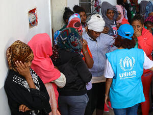 Libya. Refugees flown to safety in Niger