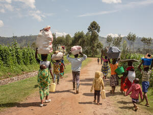 Uganda. Some families who fled clashes return home to DRC from Uganda