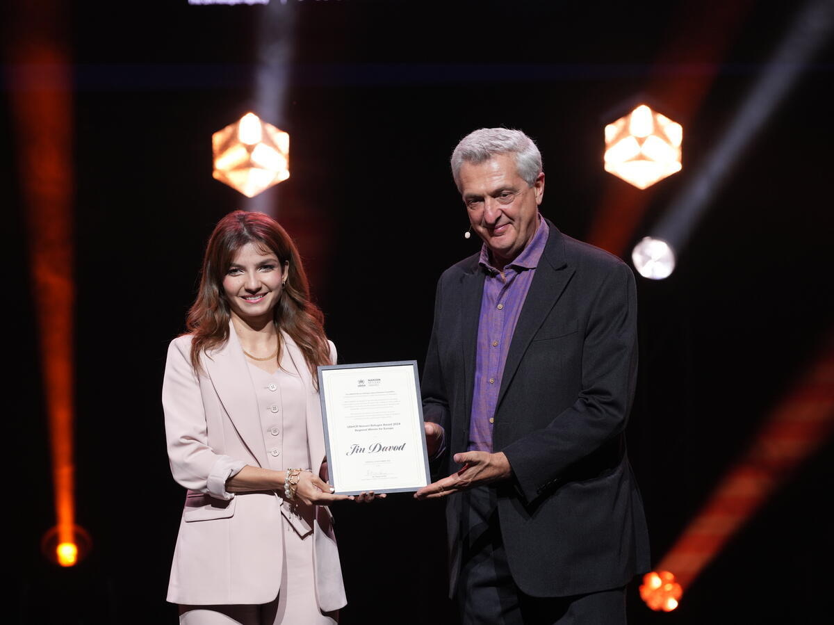 Switzerland. 2024 UNHCR Nansen Refugee Award ceremony.