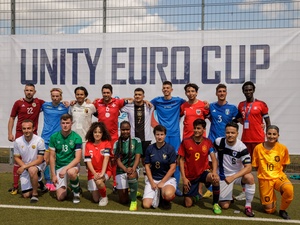 Group picture of all team leaders at the UNITY EURO CUP 2023 in Frankfurt, Germany.