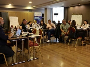 Participants of the training in Tirana, Albania.