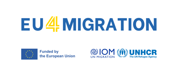 EU4Migration, EU, UNHCR and IOM logos