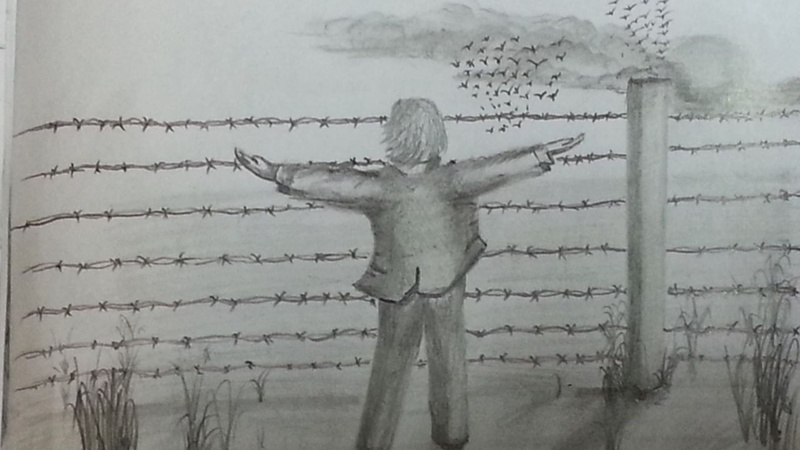 A drawing by Abbas