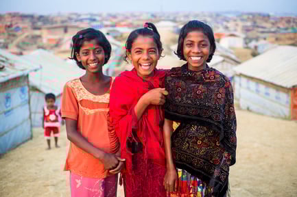 Bangladesh. Rohingya girls education and dreams for the future