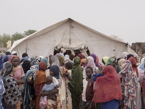 Chad. Sudanese refugees