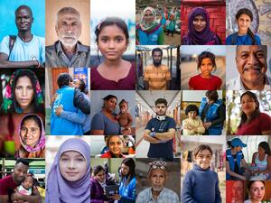 Mosaic Journée mondiale du réfugié