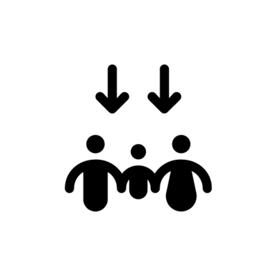 Illustration of targeted people