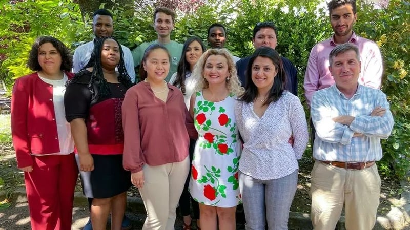Lauréats de la première promotion de l'Académie pour la participation des réfugiés