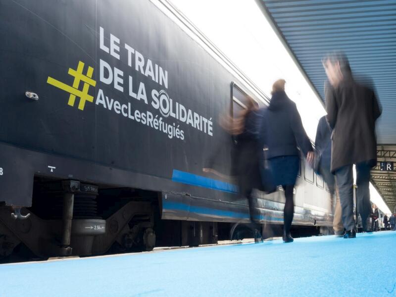 Départ du Train de la Solidarité