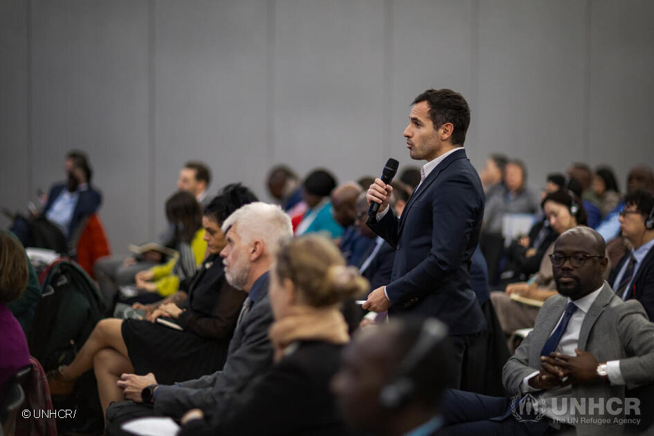Jean Bertrand Mothes : attendees at the High-Level Event ‘The Humanitarian-Development-Peace Nexus in Contexts of Forced Displacement’, one of a series of discussions at the Global Refugee Forum 2023.