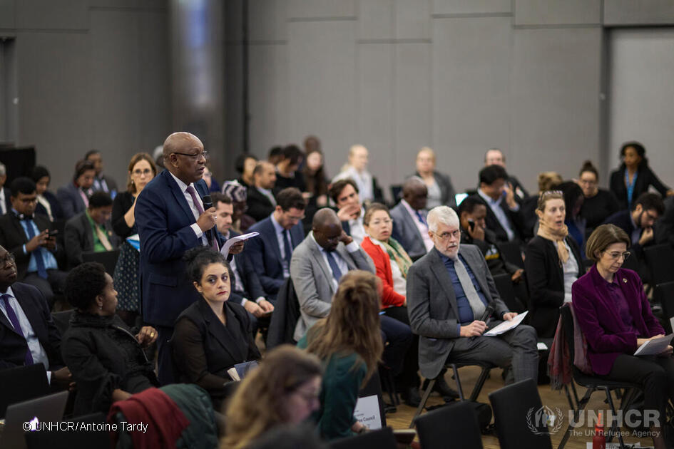 High-Level Event on unleashing economic potential: fostering entrepreneurship and employment, one of a series of discussions at the Global Refugee Forum 2023.