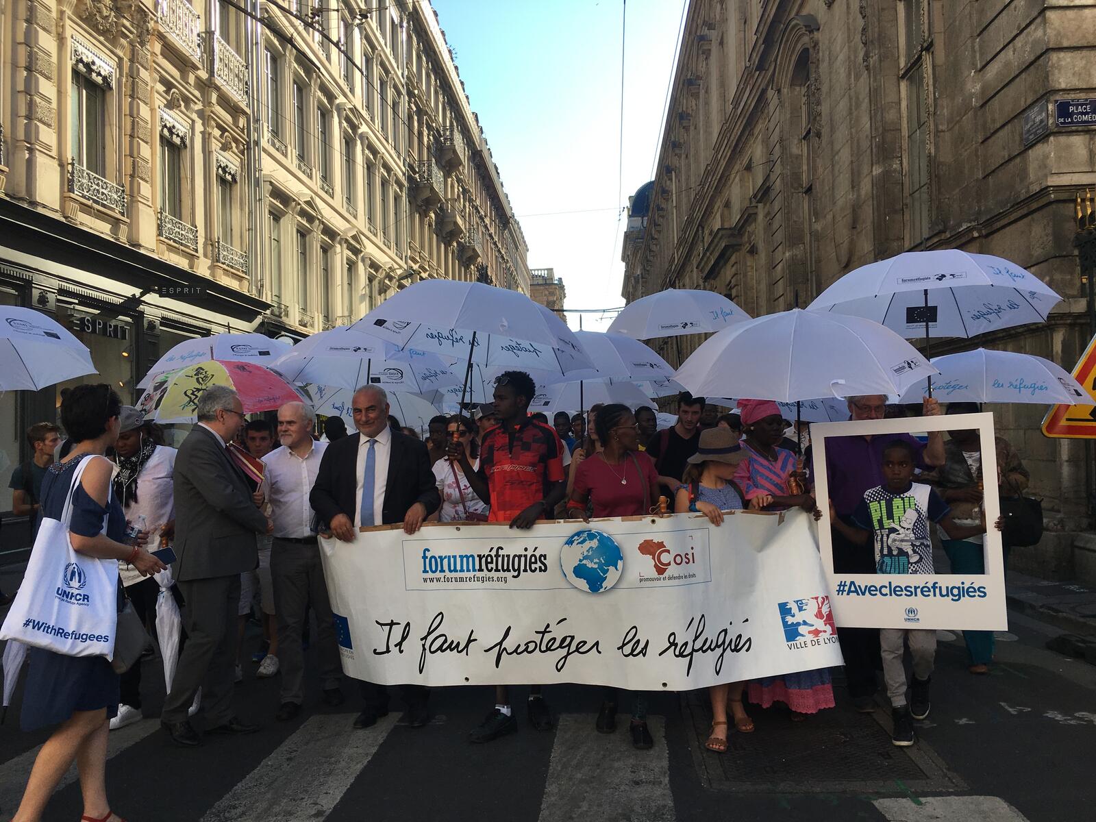 La Marche des Parapluies à Lyon
