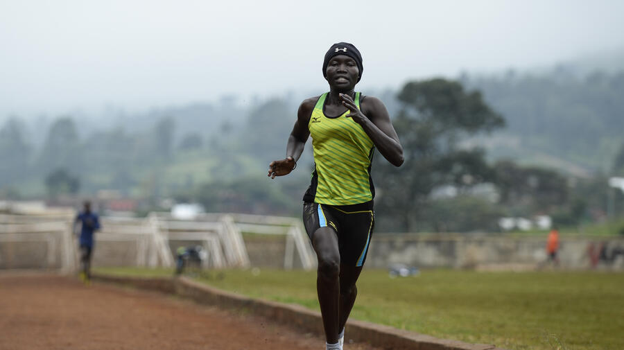Des athlètes réfugiés s'entraînent pour les Jeux Olympiques de Rio 2016