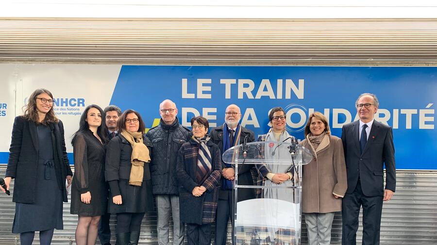 Le HCR, la Diair, la SNCF et leurs partenaires s'engagent ensemble pour faire circuler le Train de la Solidarité