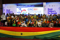Refugee Children in Ghana join Ghanaian children in celebrating World Children’s Day
