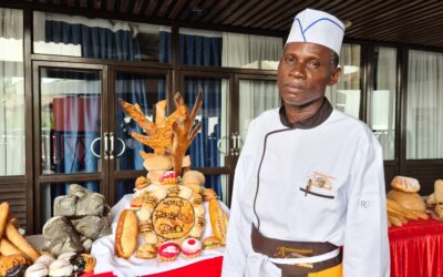 Ivorian refugee leads a team of Ghanaian Chefs to organize a Bread Fair in Accra
