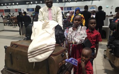 Seventy refugees from Ghana depart for resettlement to the USA