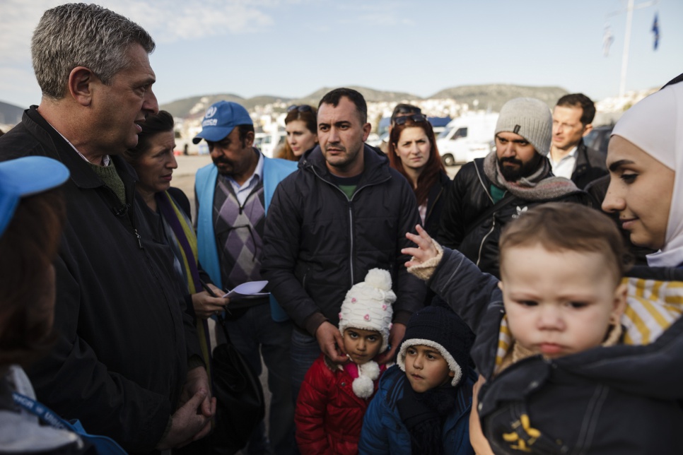 Grandi warns of critical refugee bottleneck in Greece