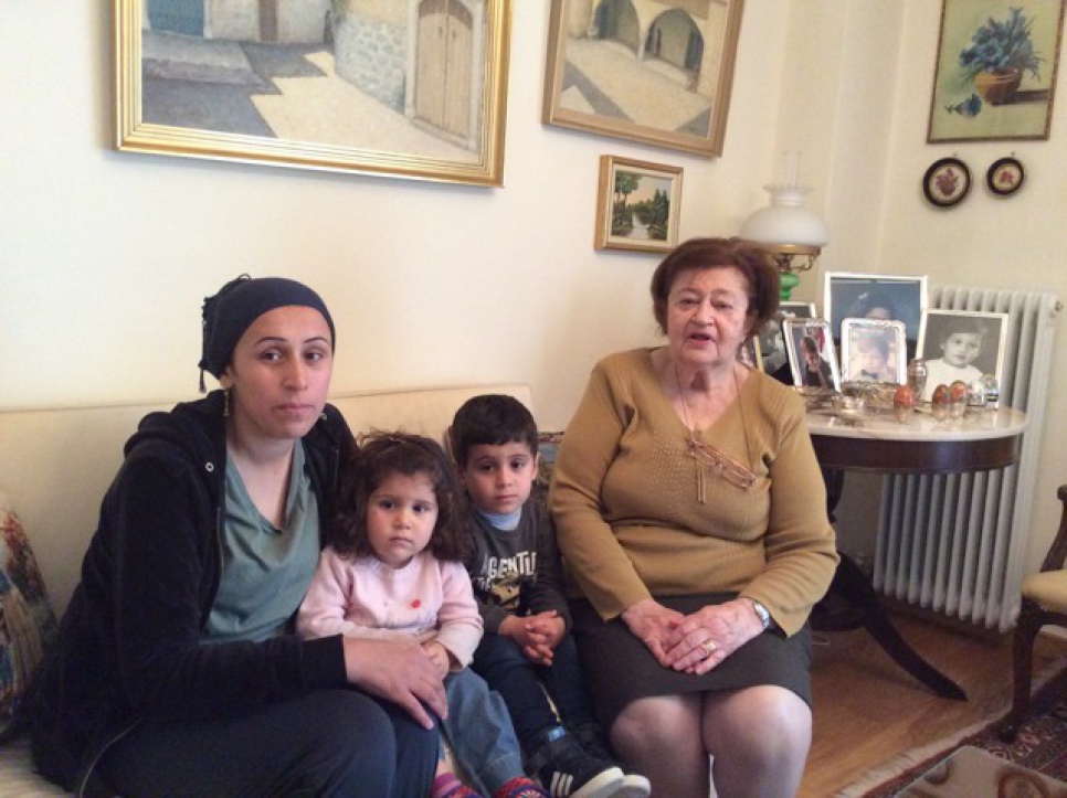 Greek couple offers a welcome haven to Syrian family